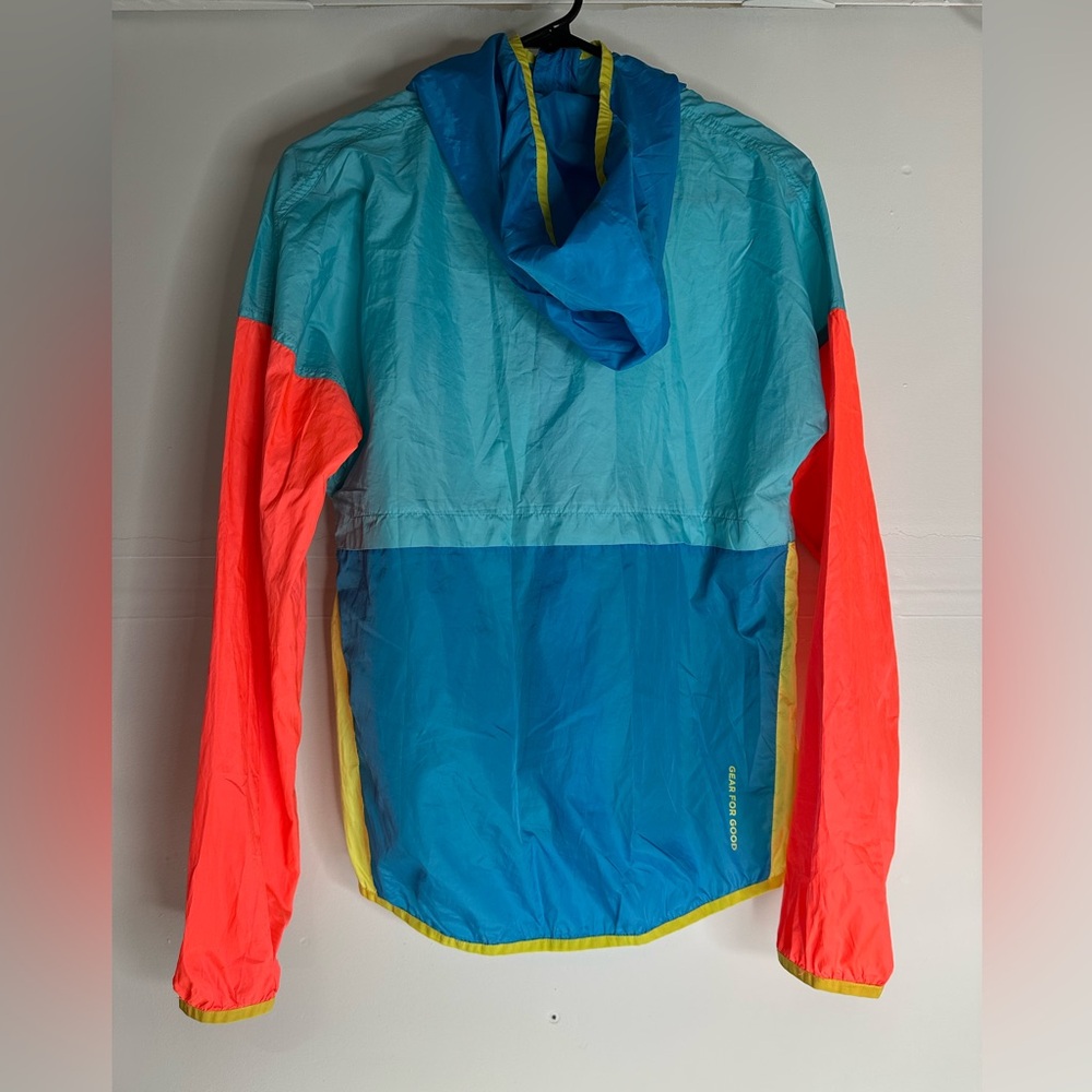 Cotopaxi Teca Full Zip Windbreaker Orange Blue Colorblock Women's XS. - Picture 3 of 8